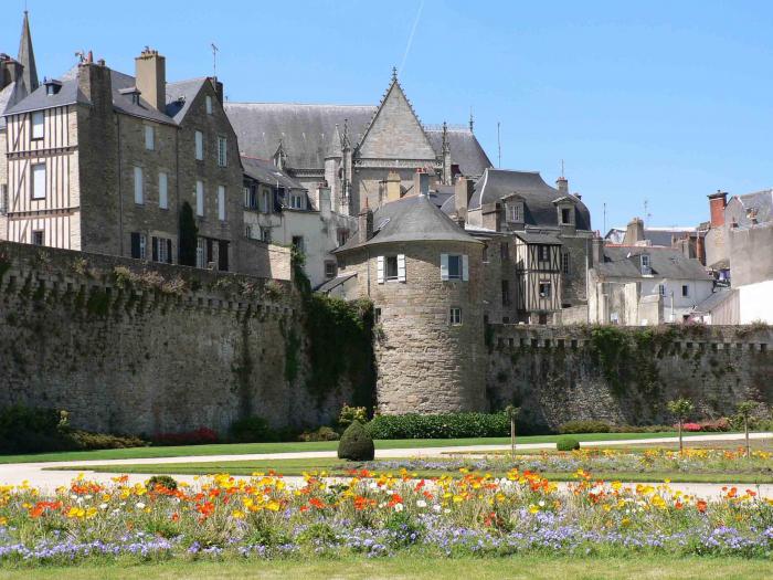 Le jardin des remparts à Vannes