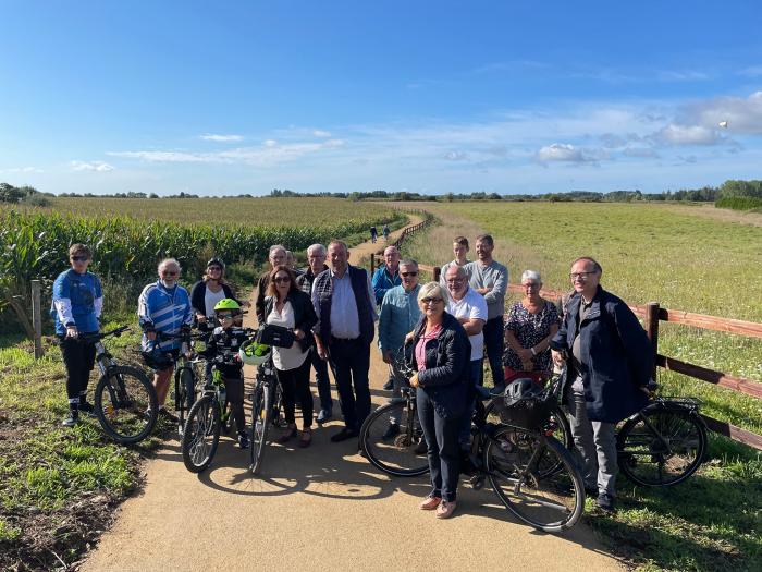 Inauguration d'une nouvelle section verte à Saint-Avé